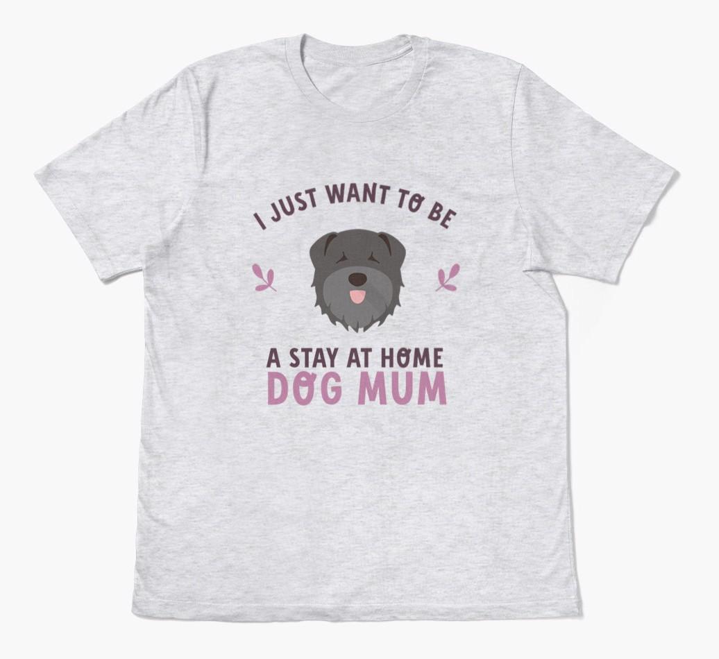 Stay at Home Dog Mum: Personalised {breedFullName} T-Shirt