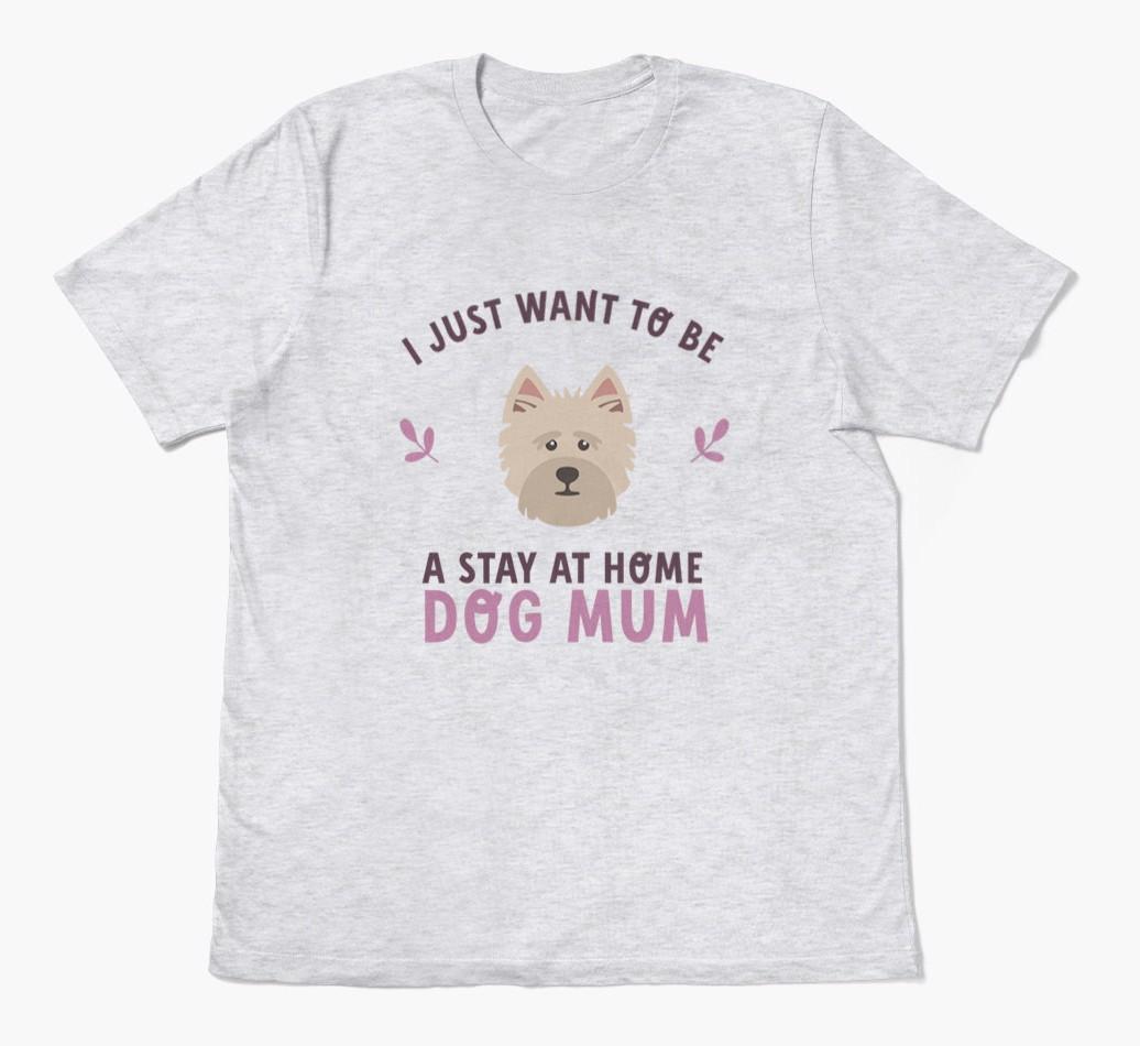 Stay at Home Dog Mum: Personalised {breedFullName} T-Shirt