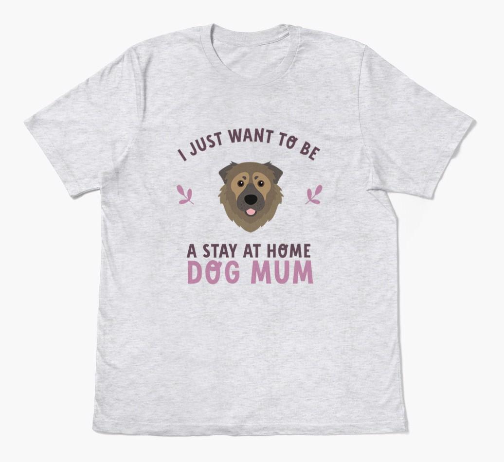 Stay at Home Dog Mum: Personalised {breedFullName} T-Shirt
