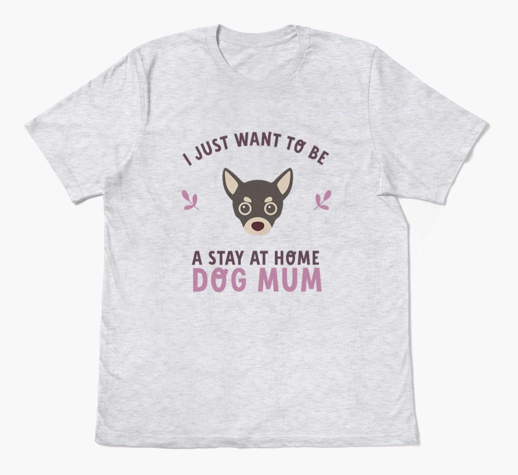 Stay at Home Dog Mum: Personalised {breedFullName} T-Shirt