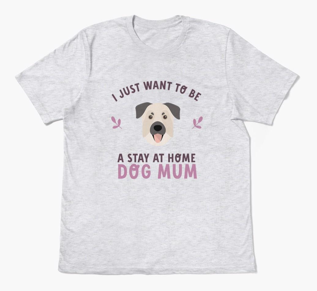 Stay at Home Dog Mum: Personalised {breedFullName} T-Shirt