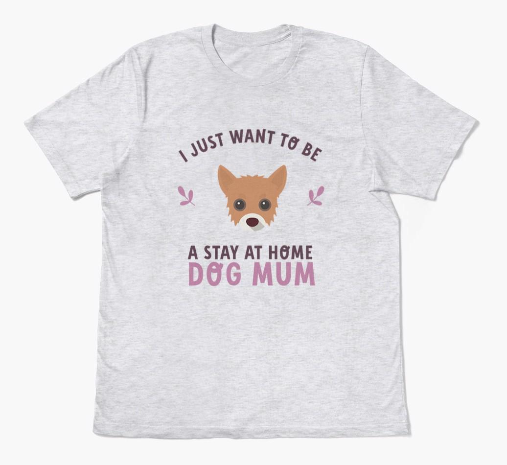 Stay at Home Dog Mum: Personalised {breedFullName} T-Shirt