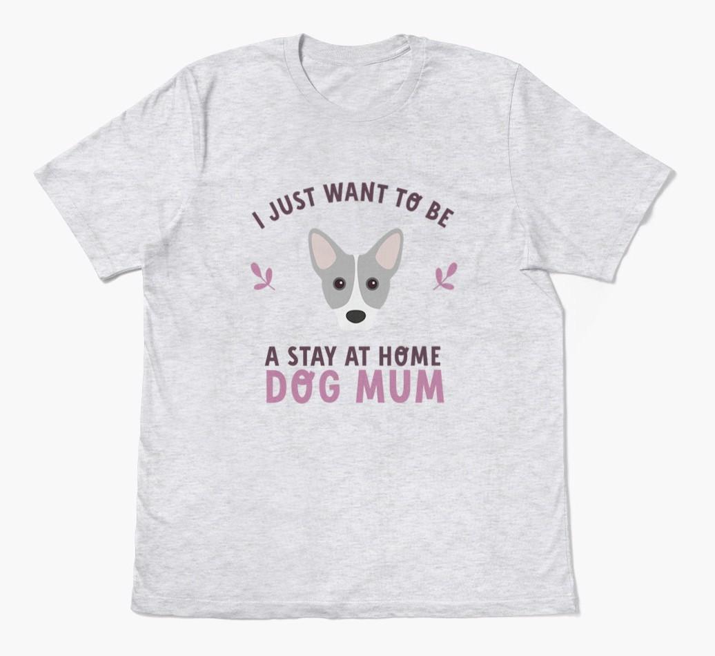 Stay at Home Dog Mum: Personalised {breedFullName} T-Shirt