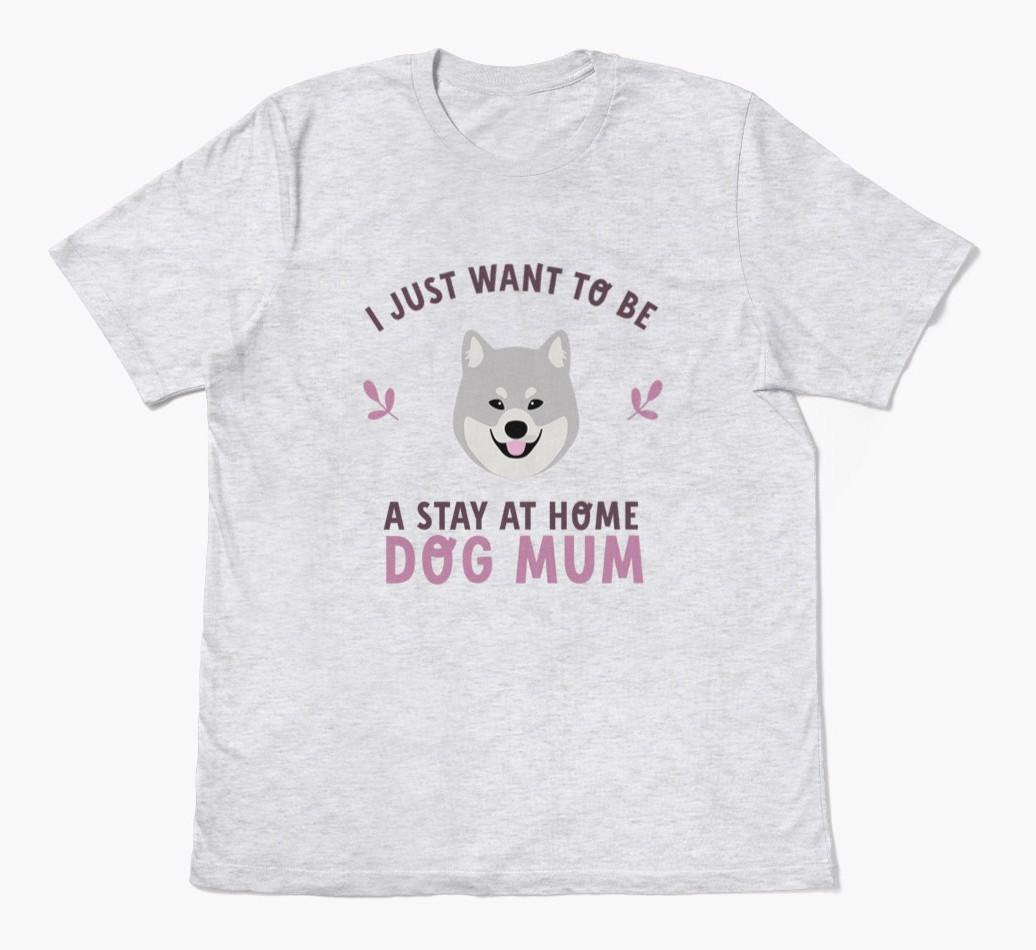 Stay at Home Dog Mum: Personalised {breedFullName} T-Shirt