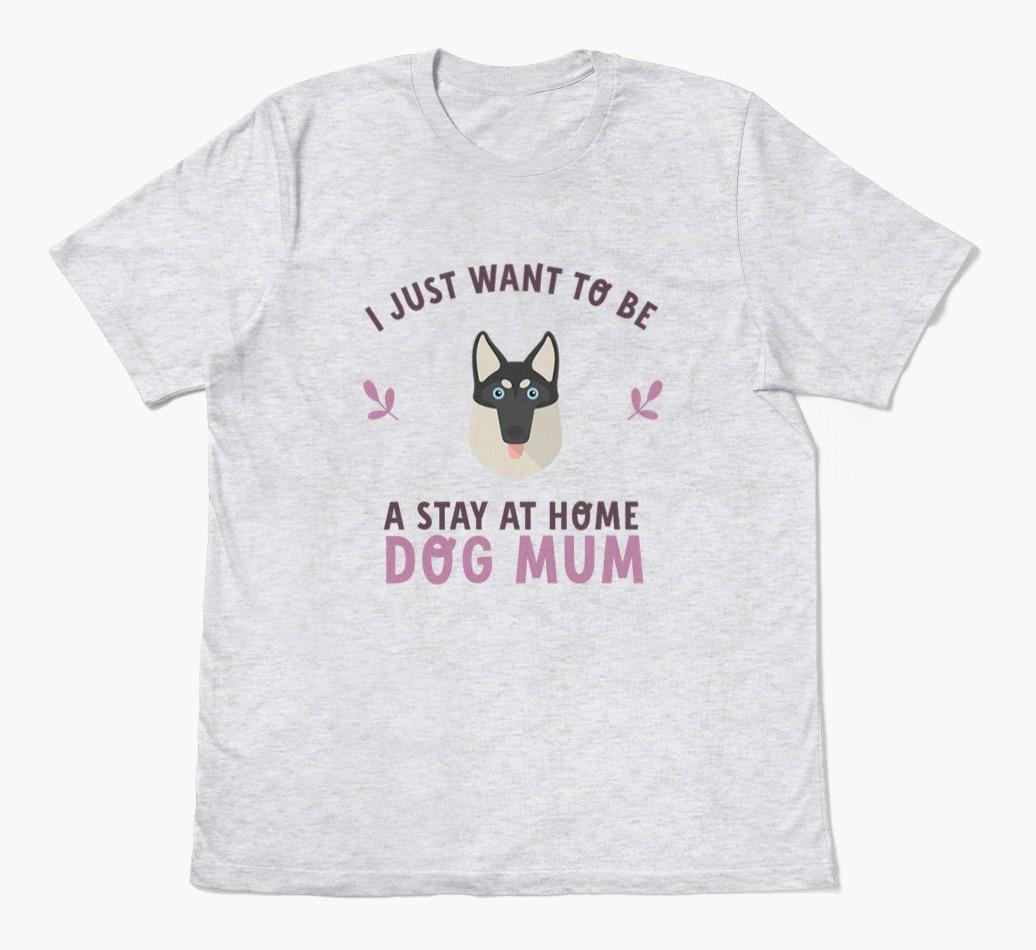 Stay at Home Dog Mum: Personalised {breedFullName} T-Shirt