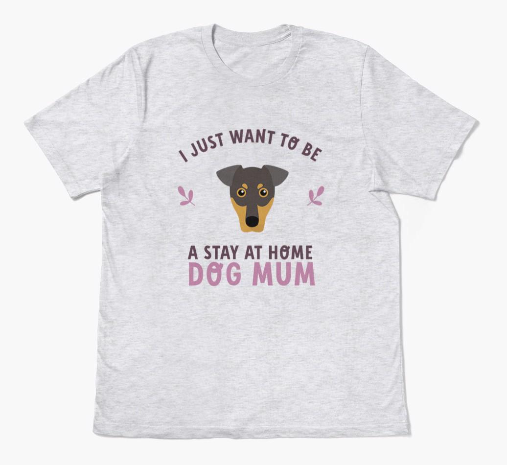 Stay at Home Dog Mum: Personalised {breedFullName} T-Shirt
