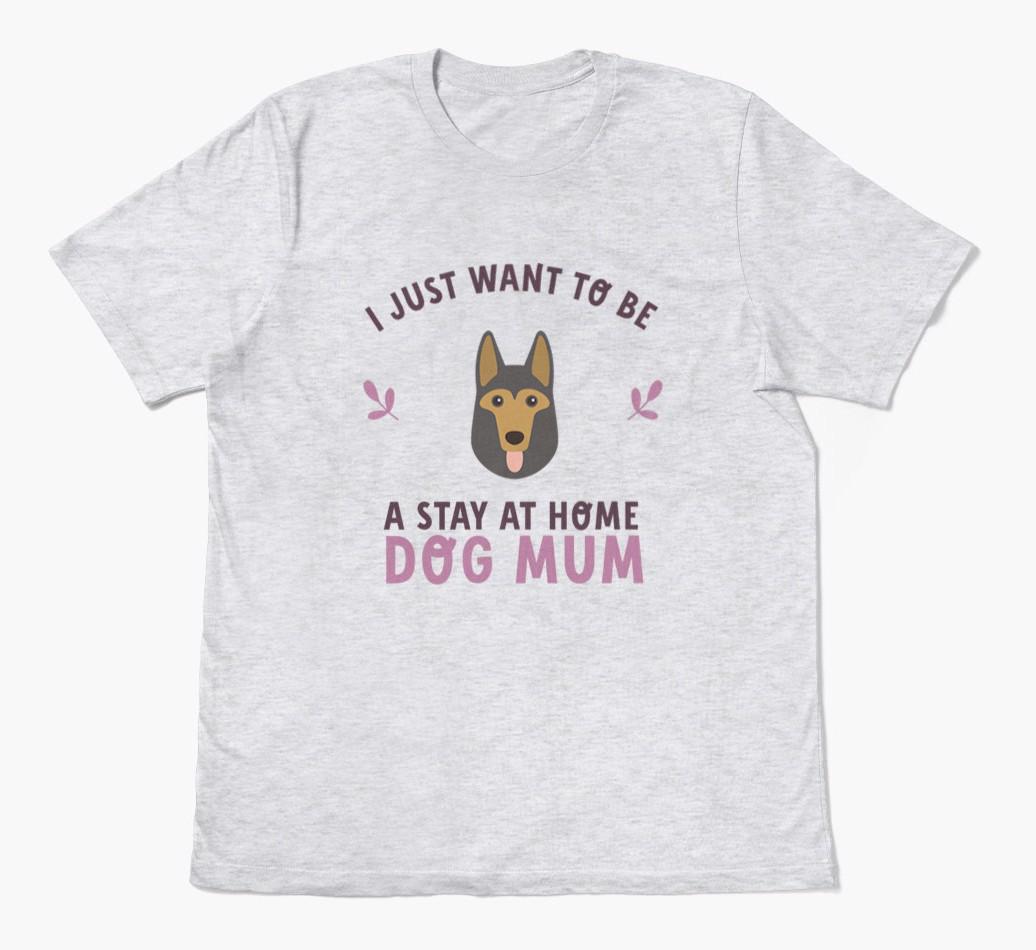 Stay at Home Dog Mum: Personalised {breedFullName} T-Shirt
