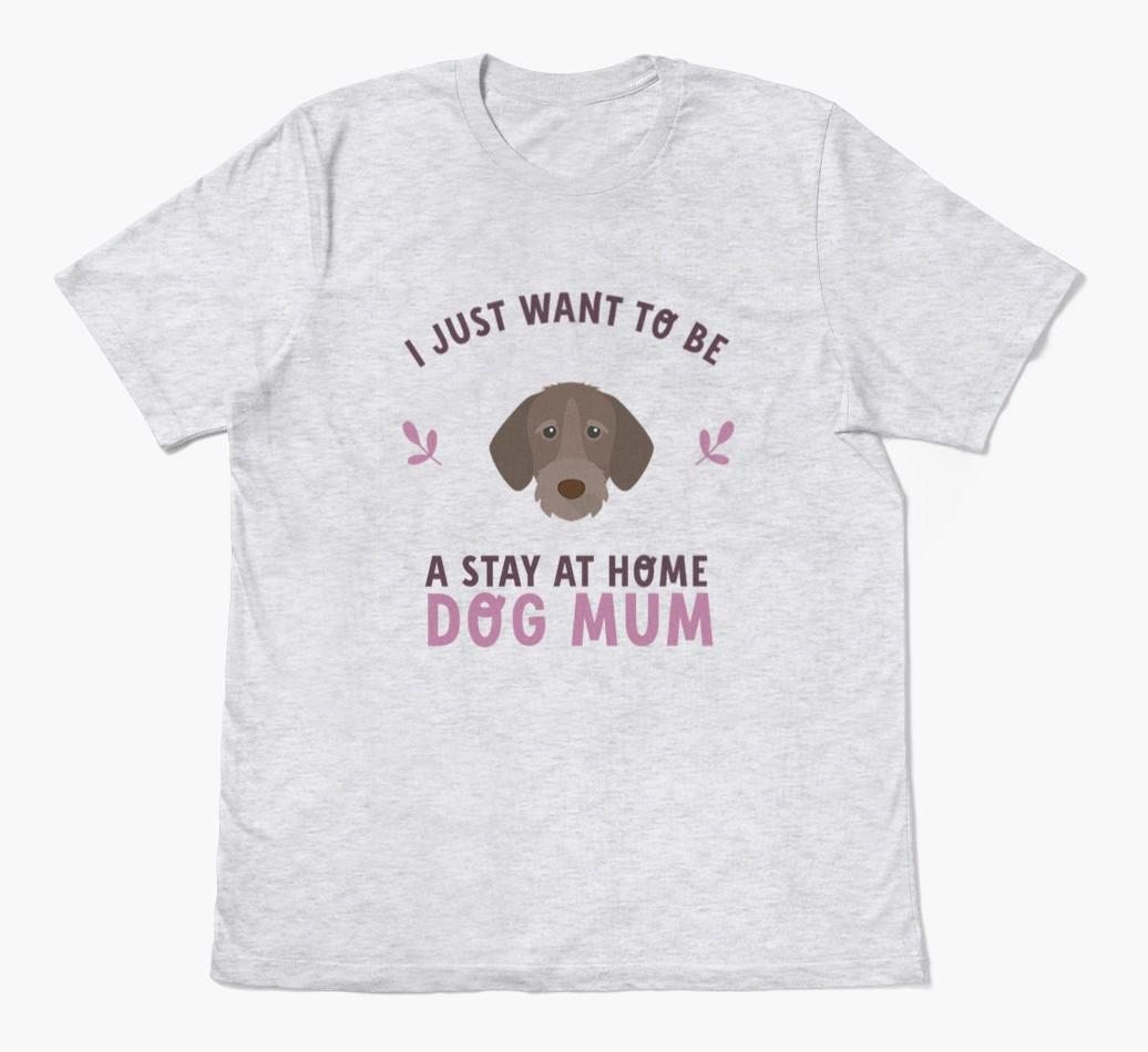 Stay at Home Dog Mum: Personalised {breedFullName} T-Shirt