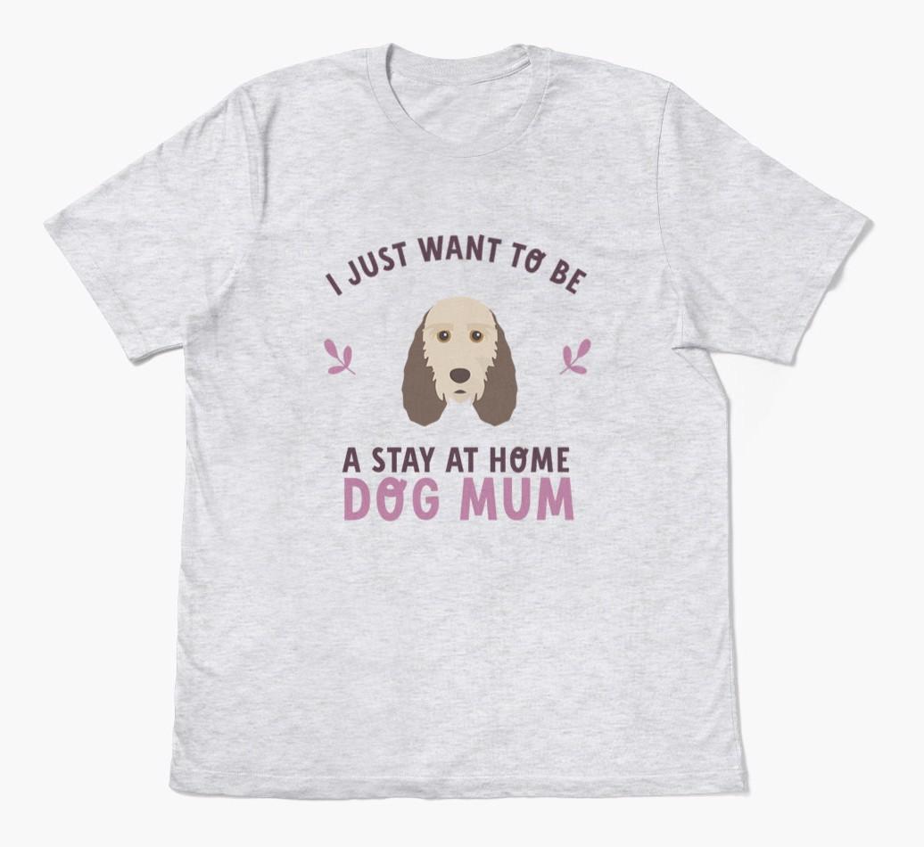 Stay at Home Dog Mum: Personalised {breedFullName} T-Shirt