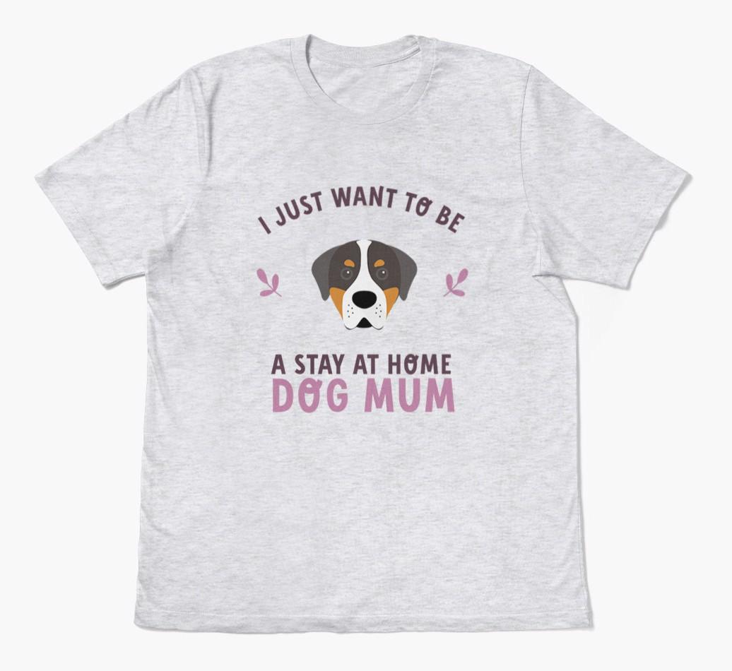 Stay at Home Dog Mum: Personalised {breedFullName} T-Shirt