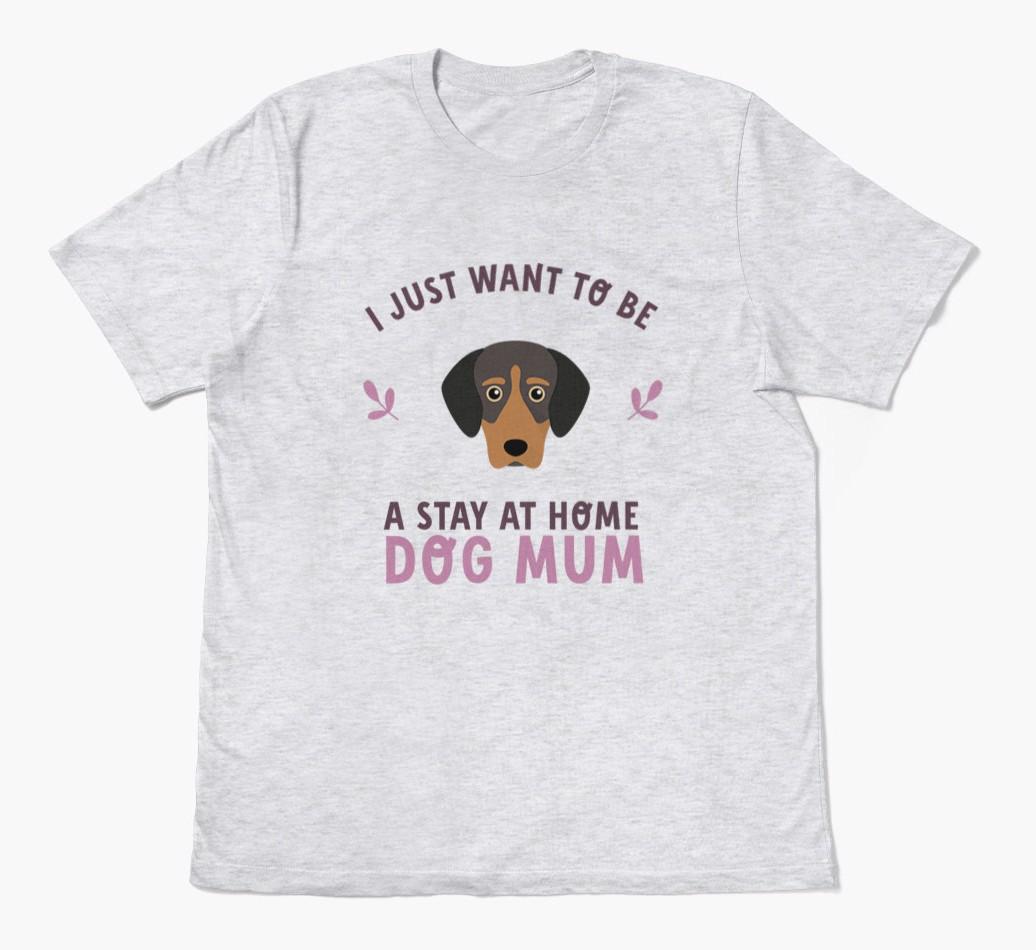 Stay at Home Dog Mum: Personalised {breedFullName} T-Shirt