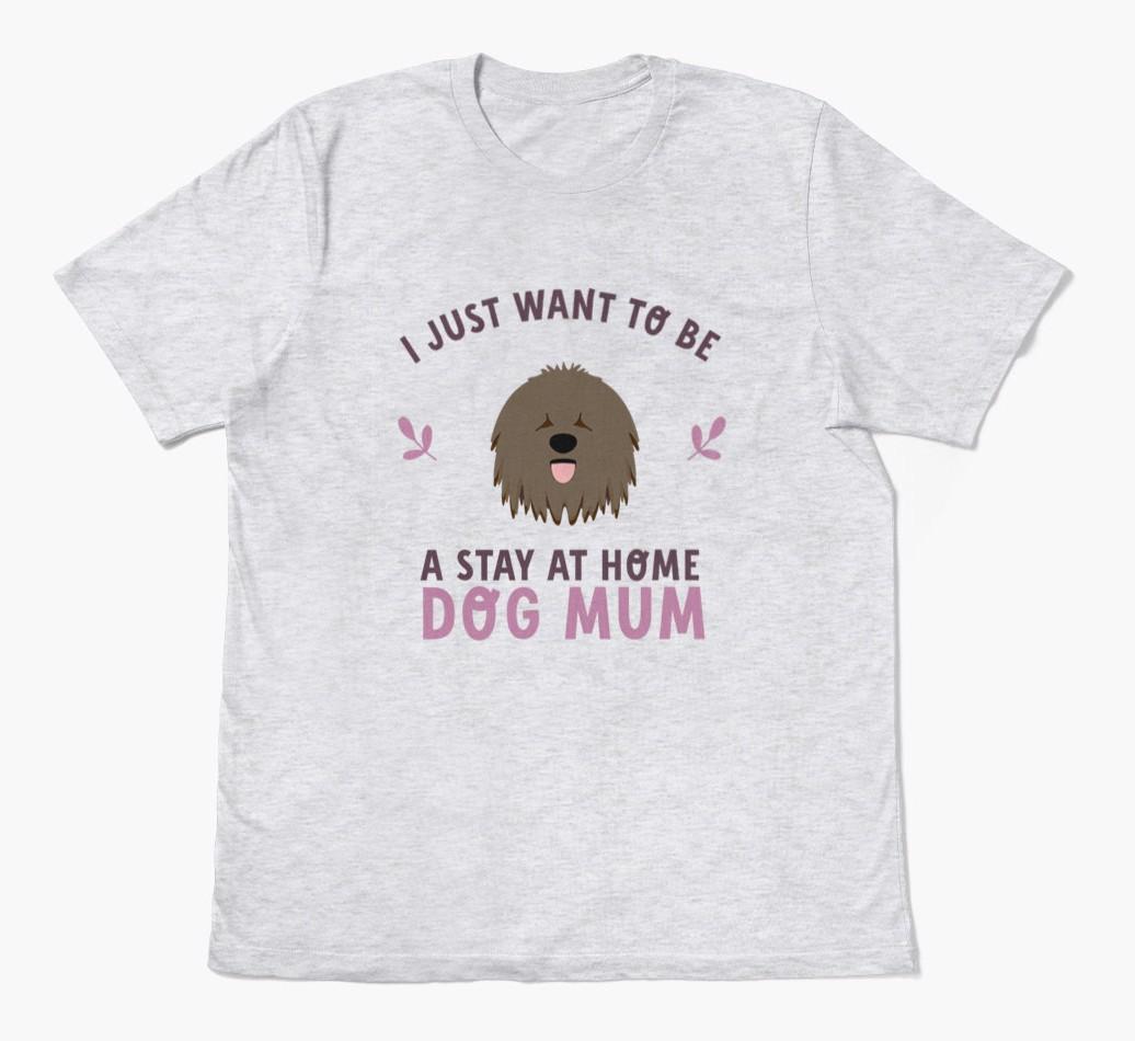 Stay at Home Dog Mum: Personalised {breedFullName} T-Shirt