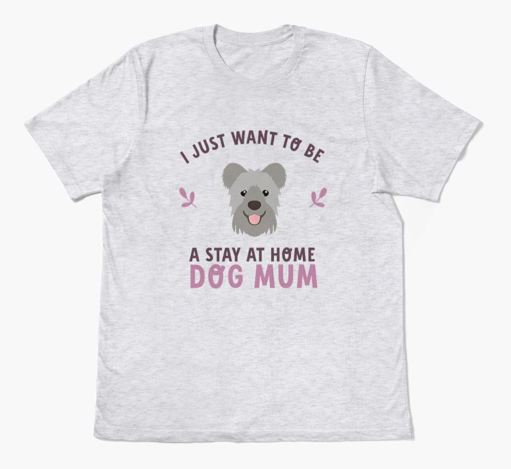 Stay at Home Dog Mum: Personalised {breedFullName} T-Shirt