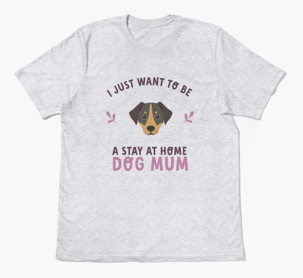 Stay at Home Dog Mum: Personalised {breedFullName} T-Shirt