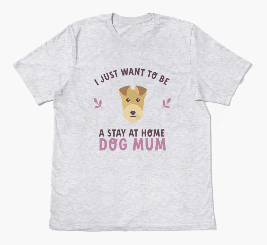 Stay at Home Dog Mum: Personalised {breedFullName} T-Shirt