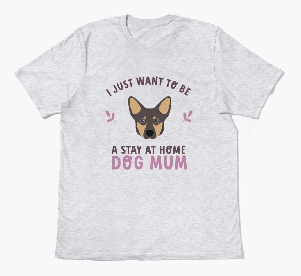 Stay at Home Dog Mum: Personalised {breedFullName} T-Shirt