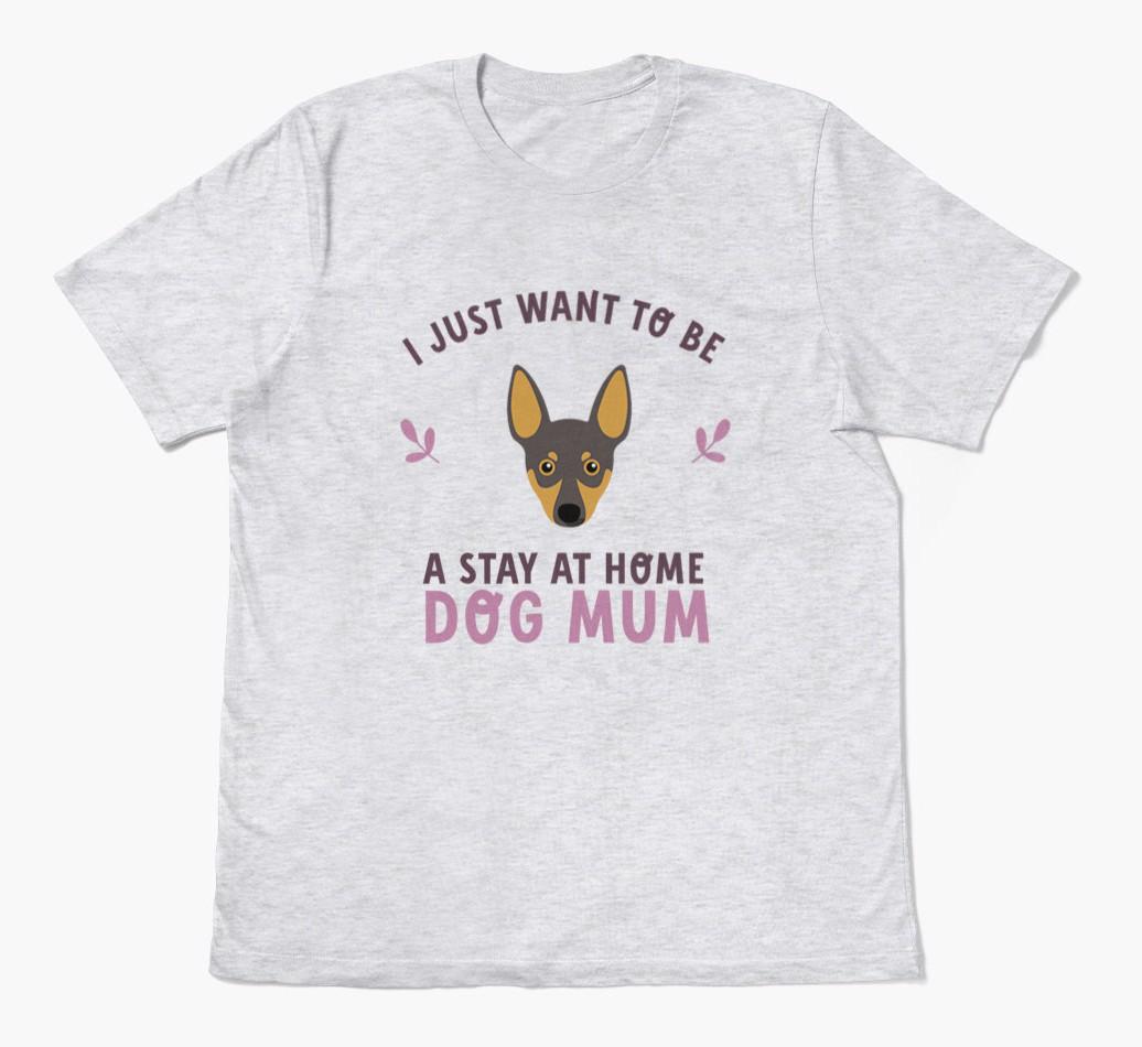 Stay at Home Dog Mum: Personalised {breedFullName} T-Shirt