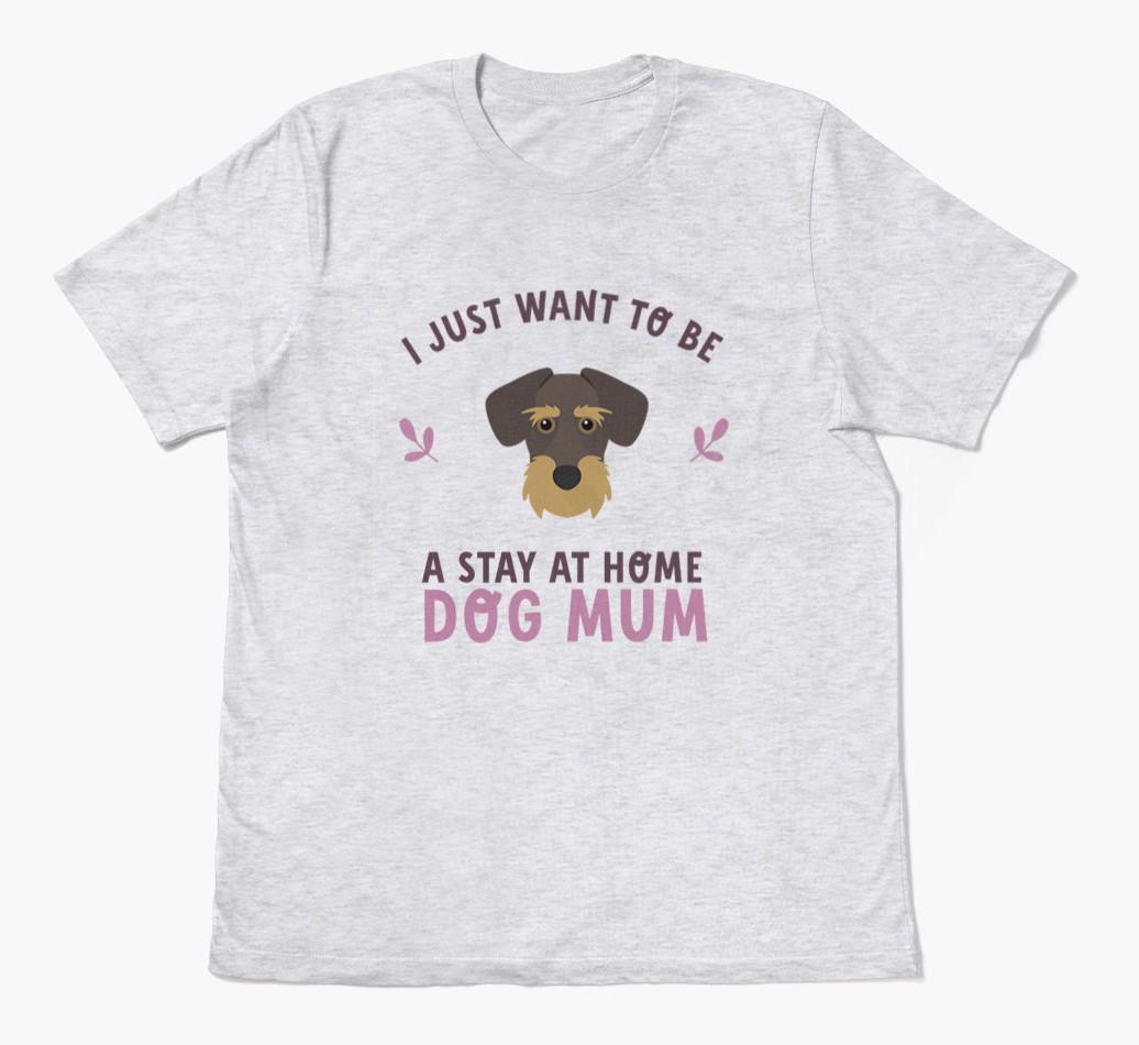 Stay at Home Dog Mum: Personalised {breedFullName} T-Shirt