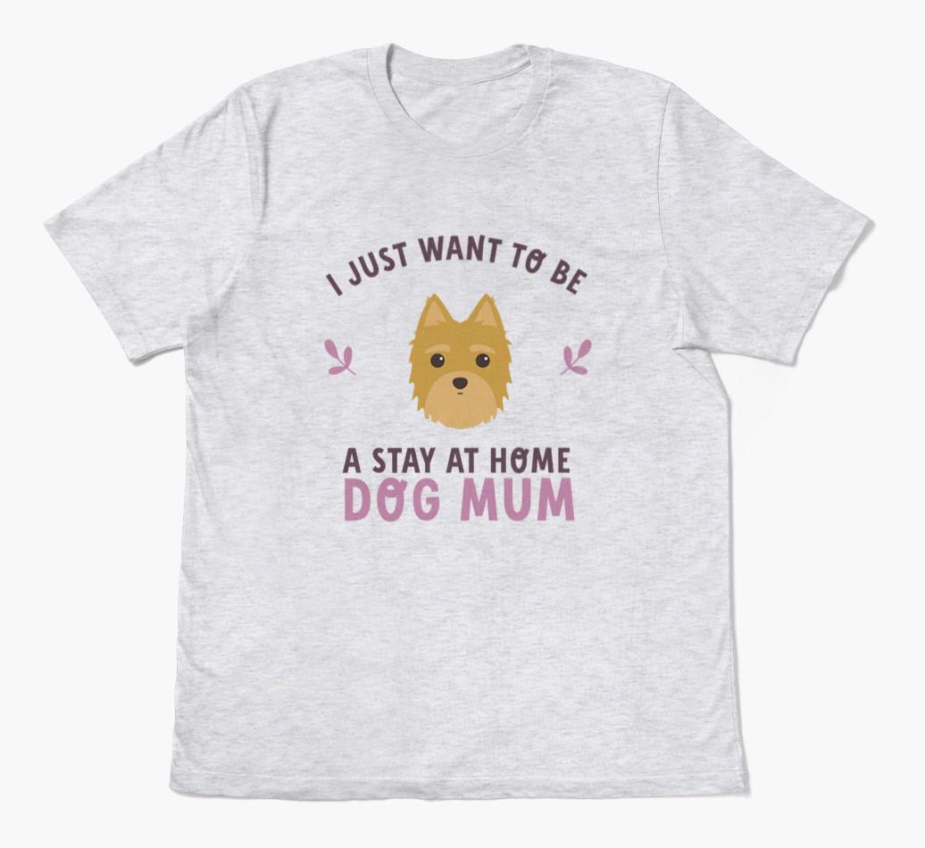 Stay at Home Dog Mum: Personalised {breedFullName} T-Shirt