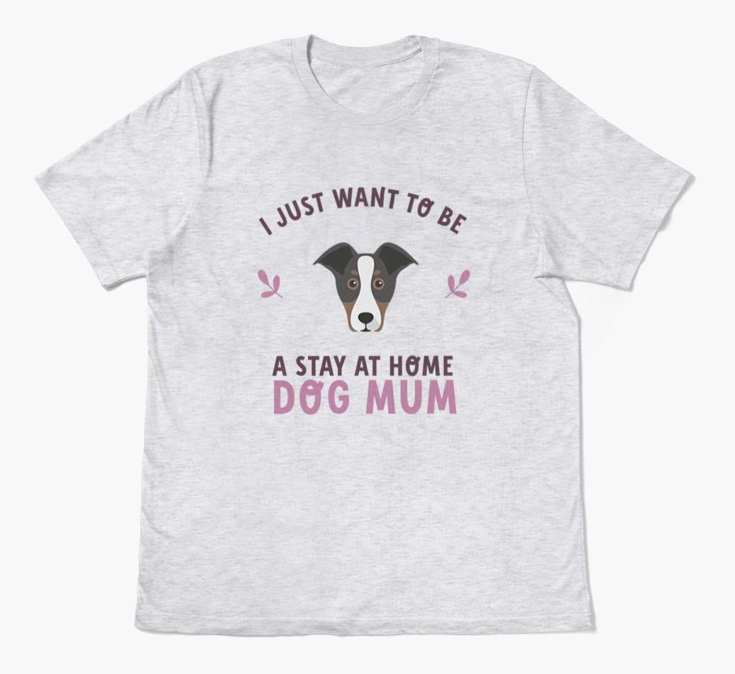 Stay at Home Dog Mum: Personalised {breedFullName} T-Shirt
