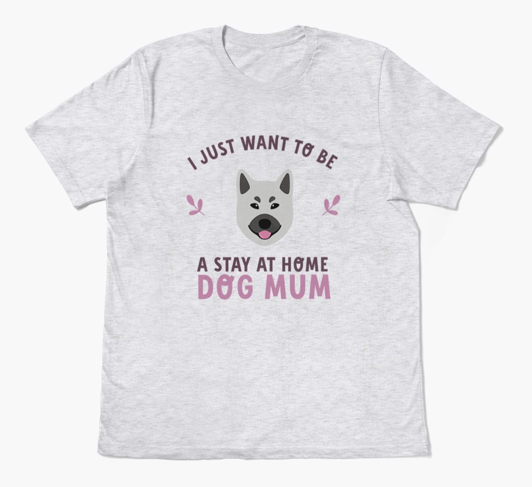 Stay at Home Dog Mum: Personalised {breedFullName} T-Shirt