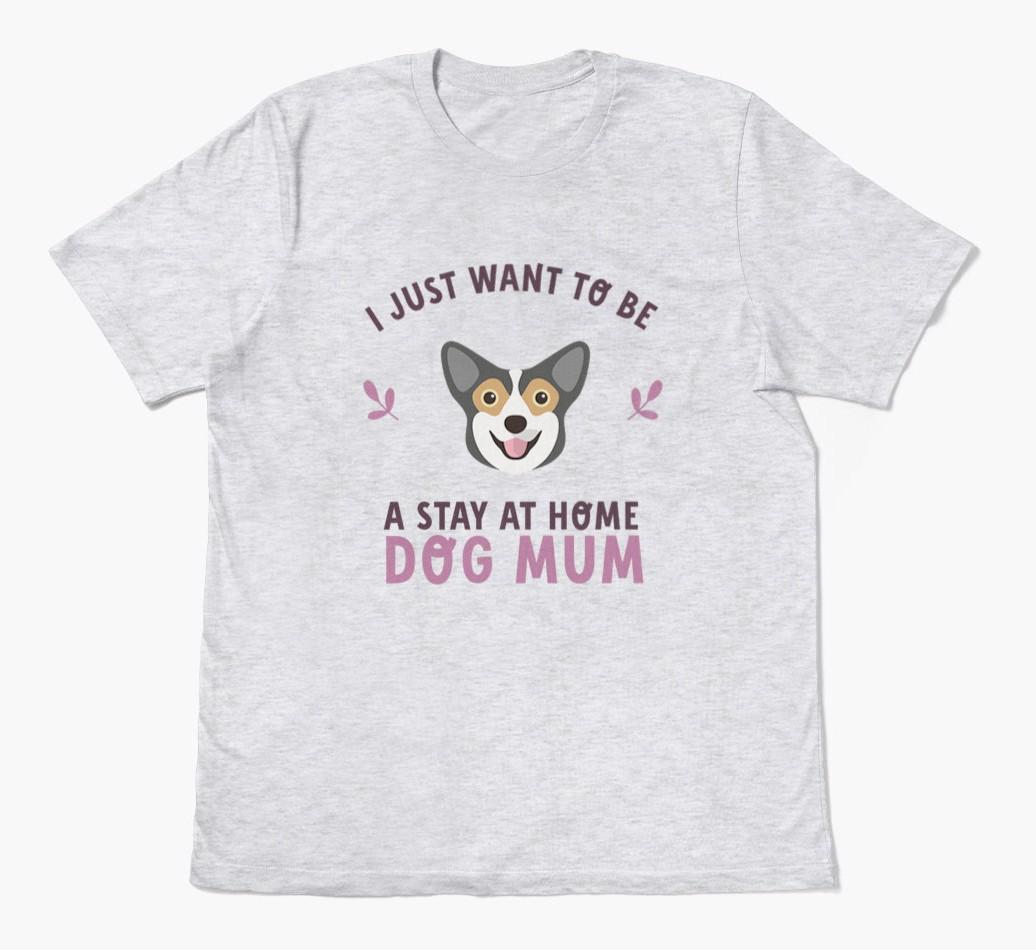 Stay at Home Dog Mum: Personalised {breedFullName} T-Shirt