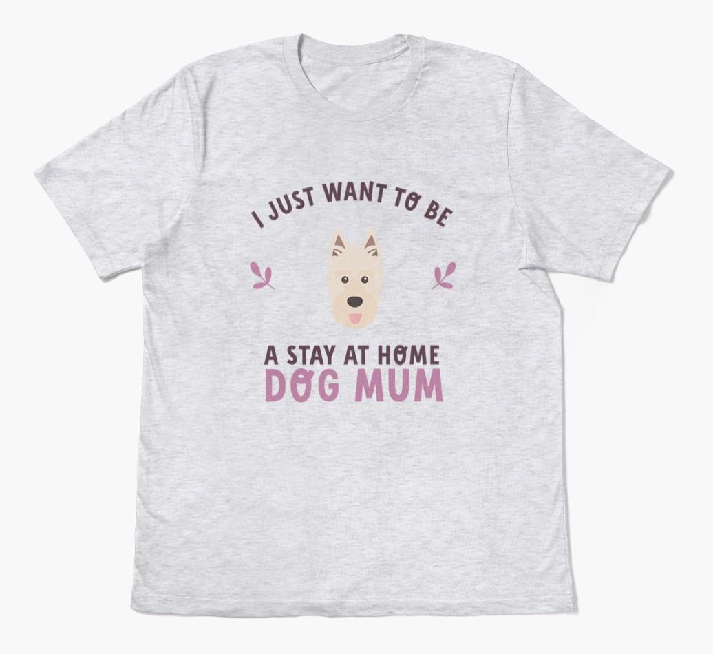 Stay at Home Dog Mum: Personalised {breedFullName} T-Shirt