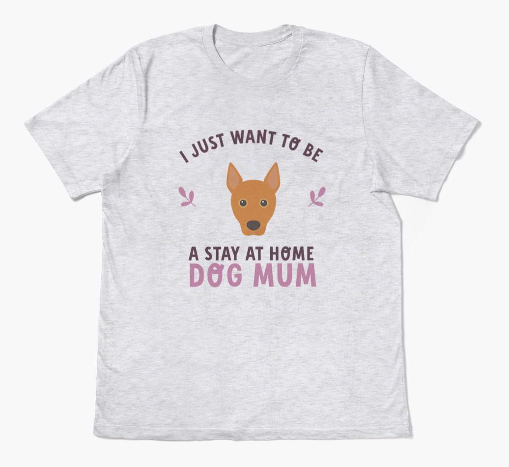 Stay at Home Dog Mum: Personalised {breedFullName} T-Shirt