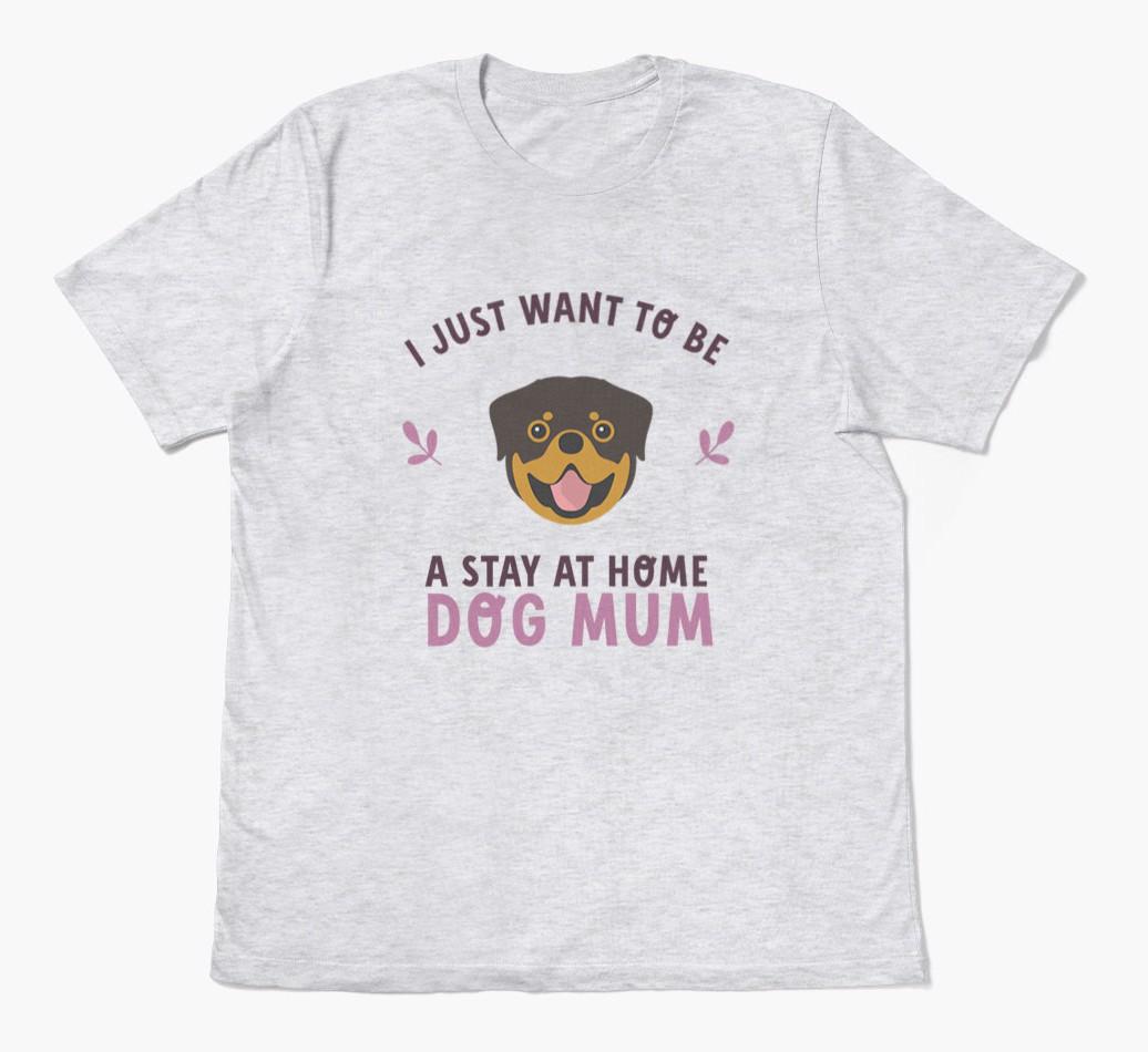 Stay at Home Dog Mum: Personalised {breedFullName} T-Shirt