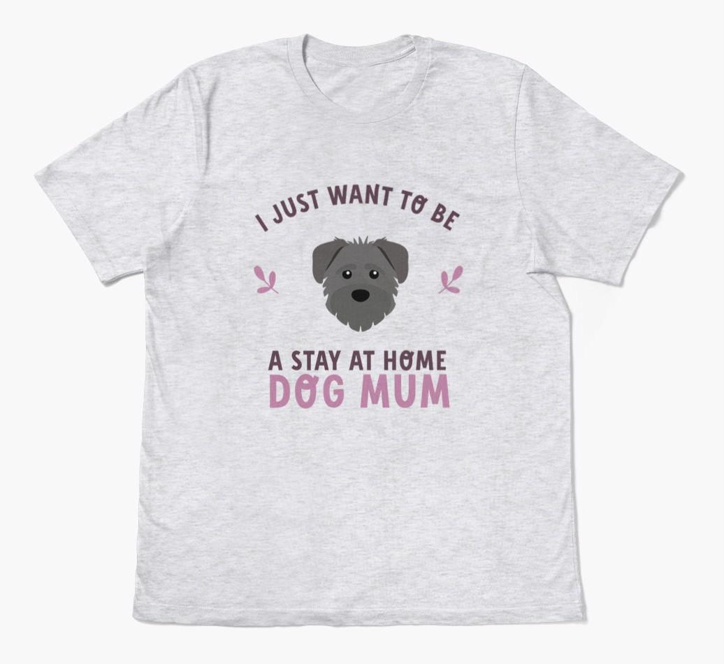 Stay at Home Dog Mum: Personalised {breedFullName} T-Shirt