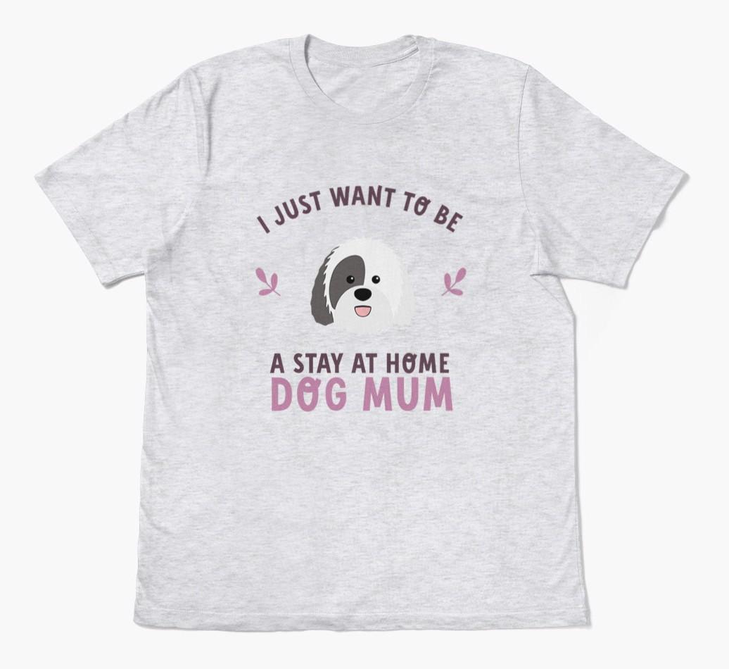 Stay at Home Dog Mum: Personalised {breedFullName} T-Shirt