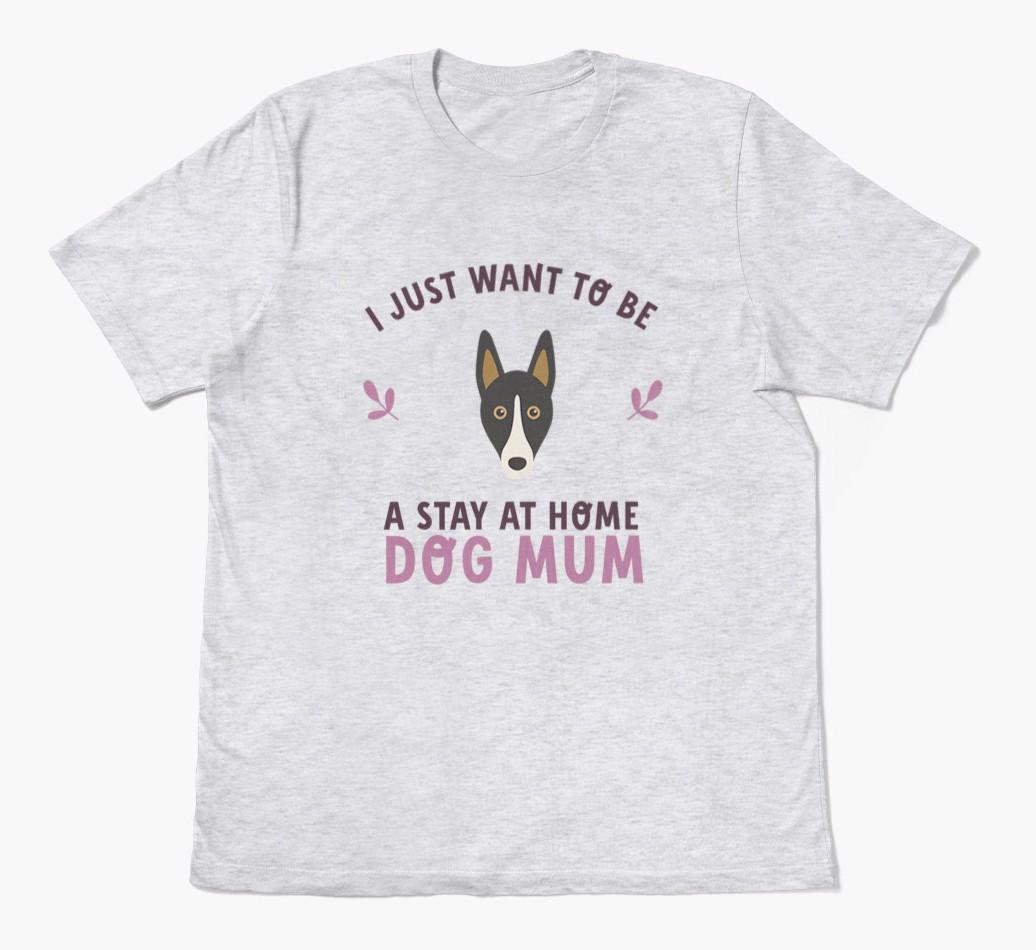 Stay at Home Dog Mum: Personalised {breedFullName} T-Shirt