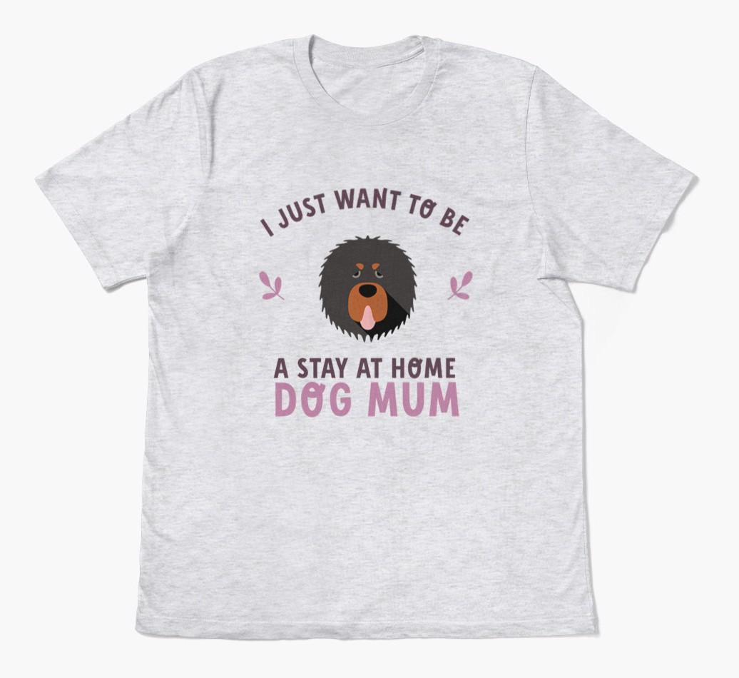 Stay at Home Dog Mum: Personalised {breedFullName} T-Shirt
