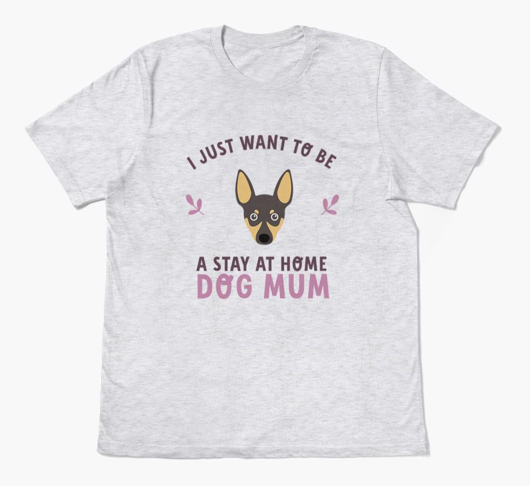 Stay at Home Dog Mum: Personalised {breedFullName} T-Shirt