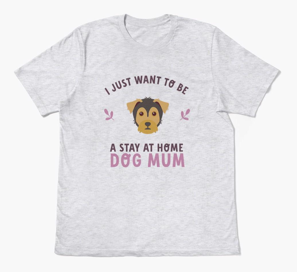 Stay at Home Dog Mum: Personalised {breedFullName} T-Shirt