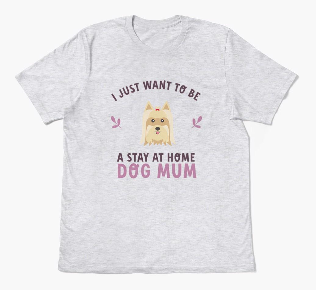 Stay at Home Dog Mum: Personalised {breedFullName} T-Shirt