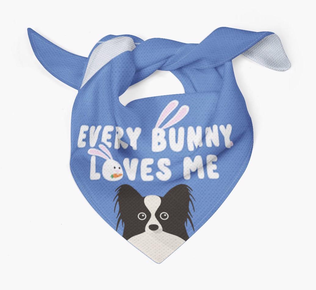 Every Bunny Loves Me: Personalized {breedFullName} Bandana