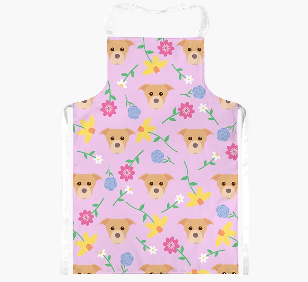 Floral Pattern: Personalised {breedFullName} Apron 