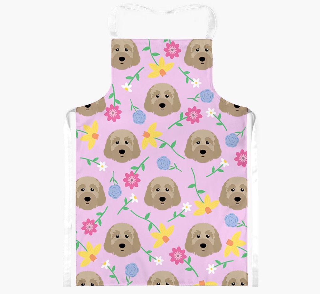 Floral Pattern: Personalised {breedFullName} Apron 