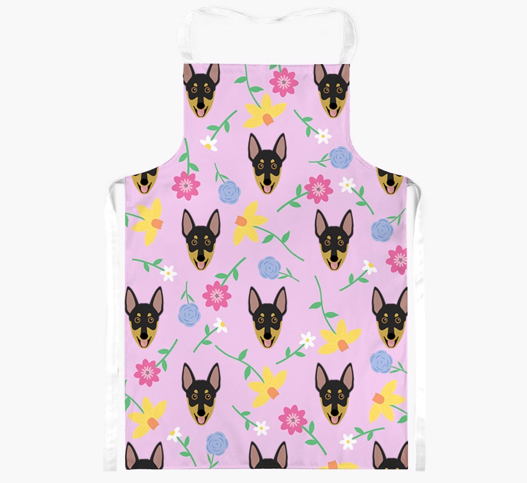 Floral Pattern: Personalised {breedFullName} Apron 