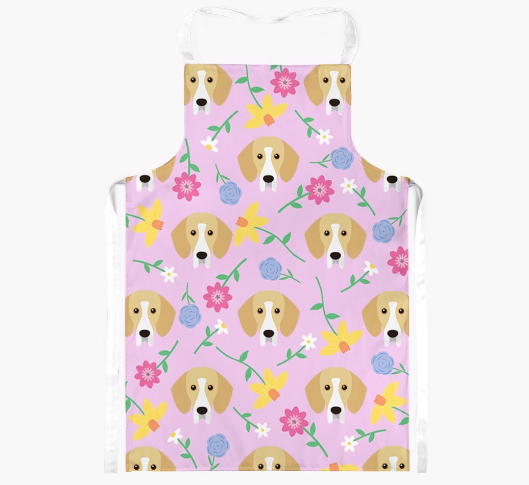 Floral Pattern: Personalised {breedFullName} Apron 