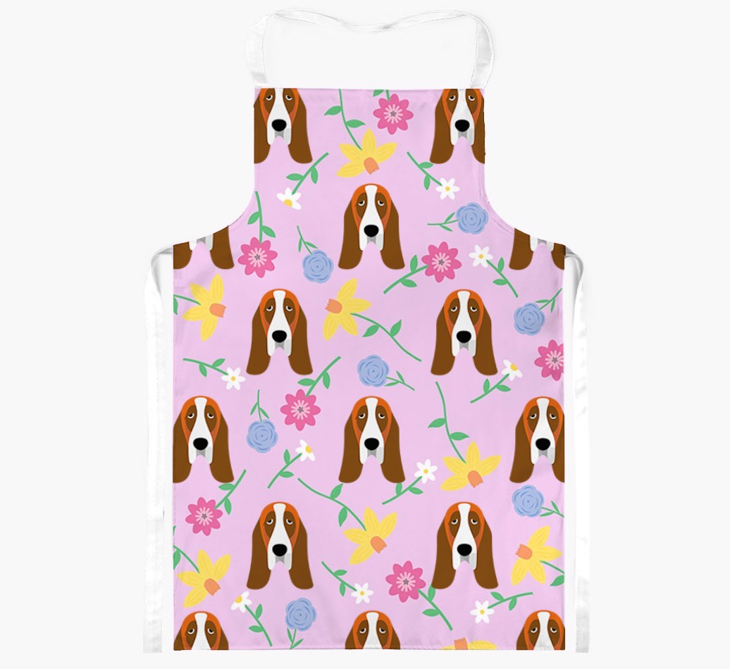 Floral Pattern: Personalised {breedFullName} Apron 