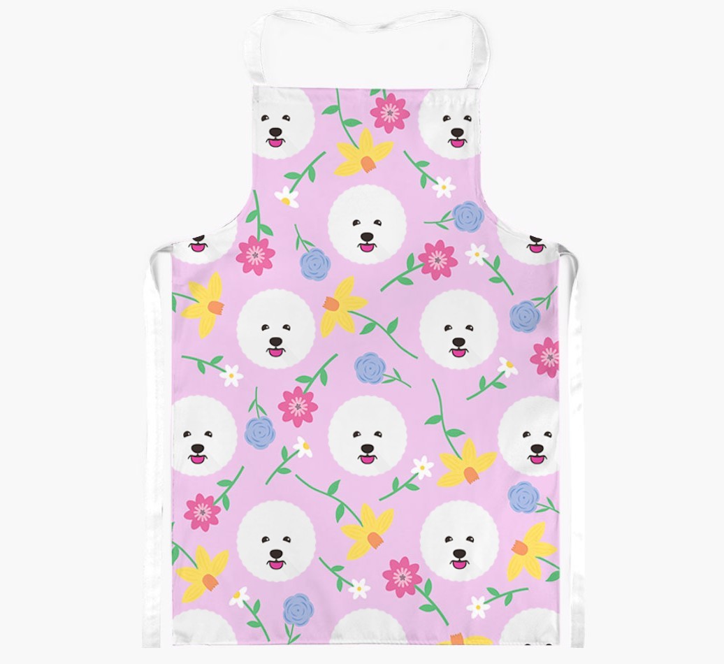 Floral Pattern: Personalised {breedFullName} Apron 