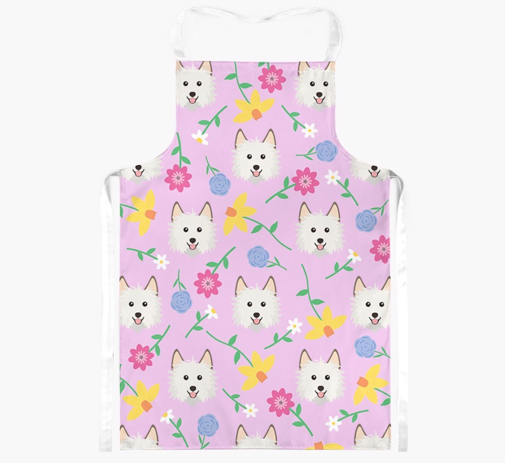 Floral Pattern: Personalized {breedFullName} Apron