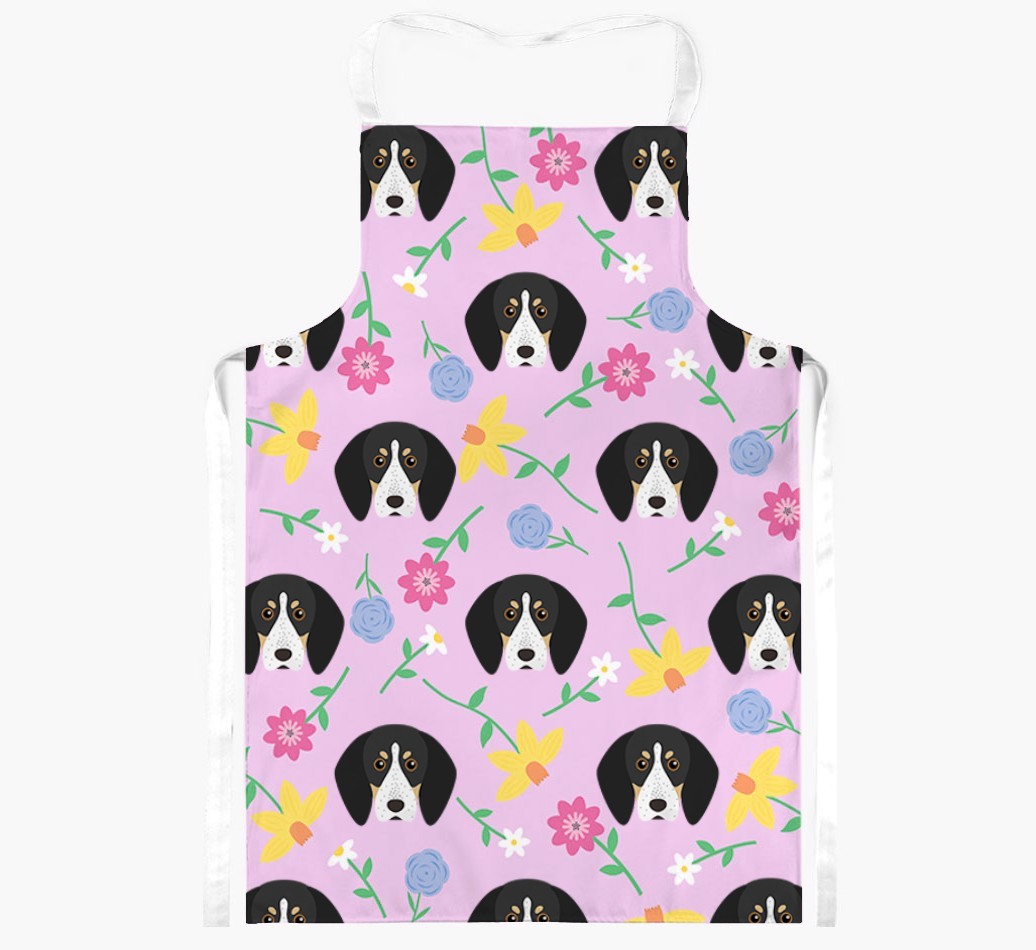Floral Pattern: Personalised {breedFullName} Apron 