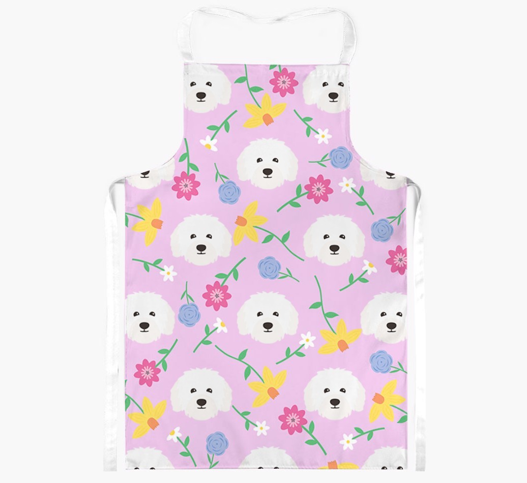 Floral Pattern: Personalised {breedFullName} Apron 