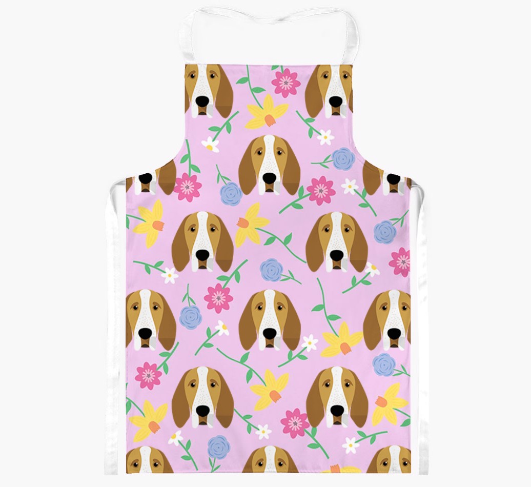 Floral Pattern: Personalised {breedFullName} Apron 