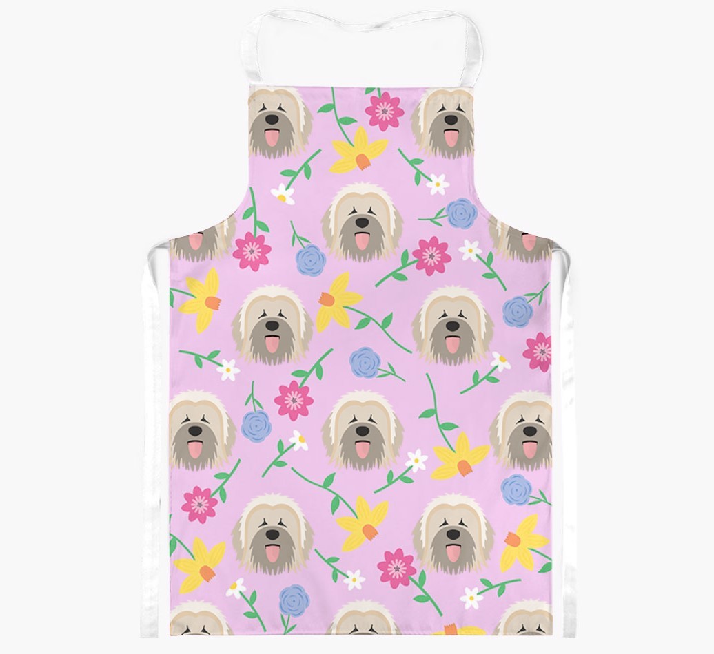Floral Pattern: Personalized {breedFullName} Apron
