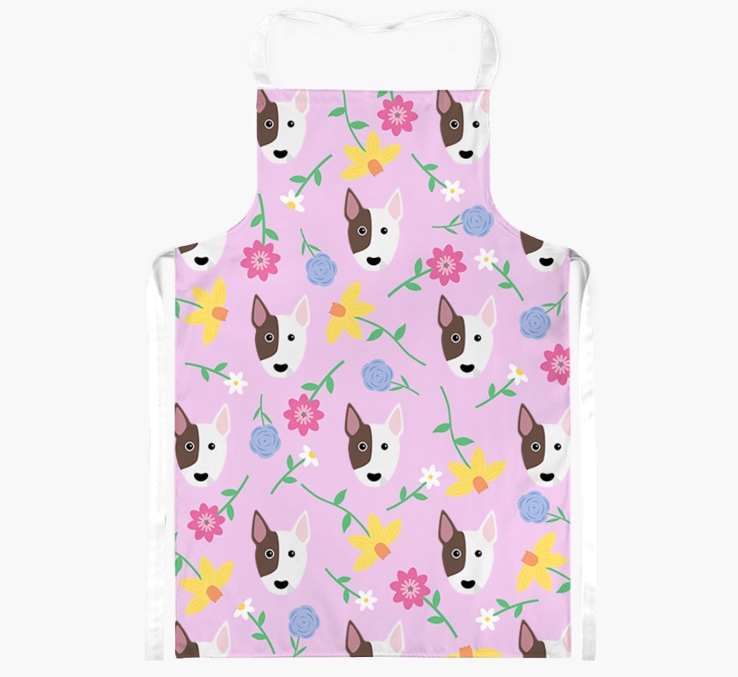 Floral Pattern: Personalised {breedFullName} Apron 