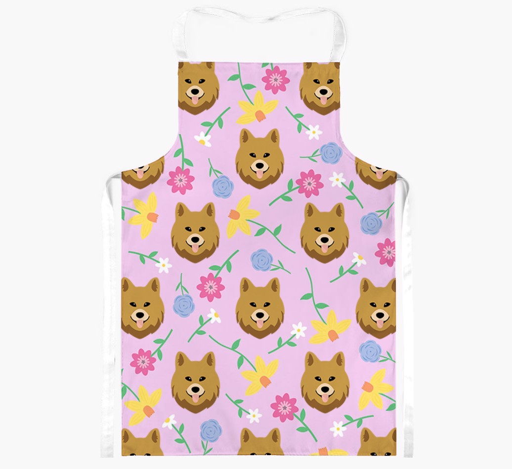 Floral Pattern: Personalised {breedFullName} Apron 